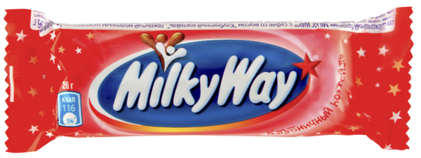 Батончик шоколадный MILKY WAY Клубничный коктейль с клубничным суфле